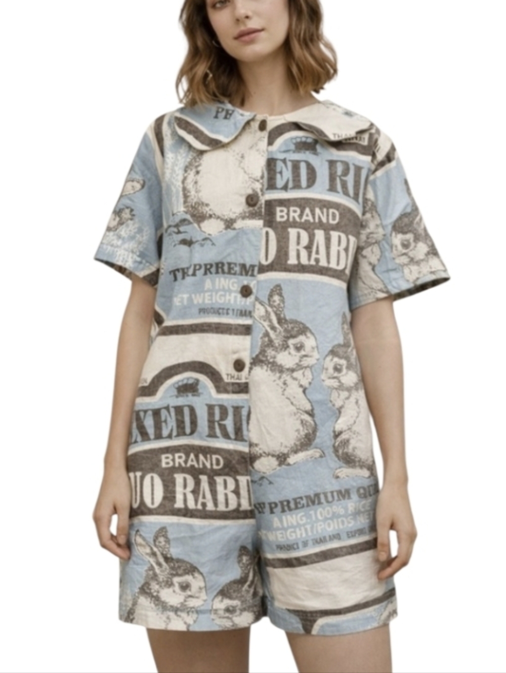Rabbit Feed Romper